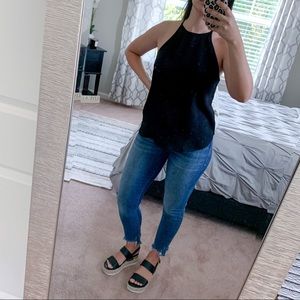 A&F BLACK TANK SIZE S